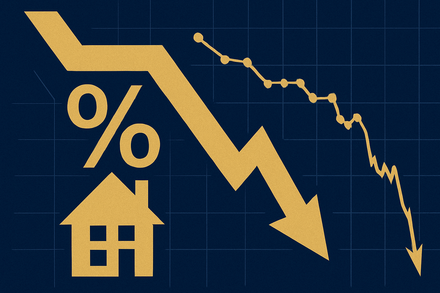 Prime Rate Drops to 4.45% as Housing Market Tumbles and TSX Plunges 550 Points